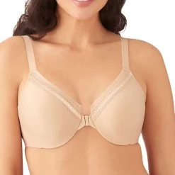 Wacoal Men's Perfect Primer Front-Close Underwire Bra 855313
