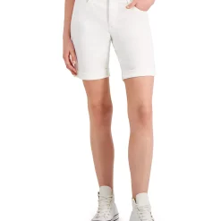 Style & Co Uffed Denim Bermuda Shorts, Created For Macy's
