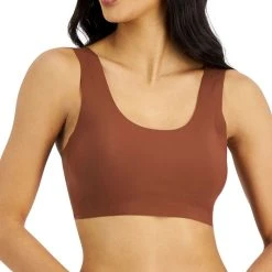 Alfani Laser Cut Seamless Bralette, Created For Macy's