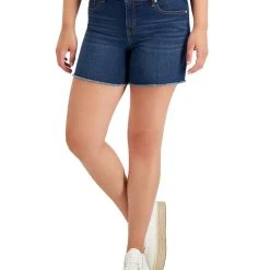 Style & Co Women's Distressed Frayed-Hem Shorts, Created For Macy's