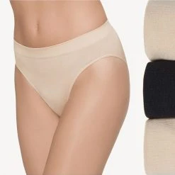 Wacoal B-Smooth High-Cut Brief 3-Pack 870275