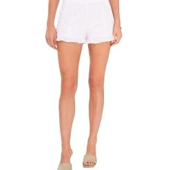 1.STATE Women's Stitch Front Ruffle Shorts