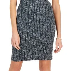 Kasper Women's Printed Pull-On Pencil Skirt