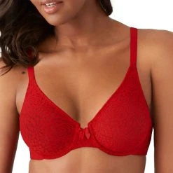 Wacoal Halo Lace Molded Underwire Bra 851205, Up To G Cup
