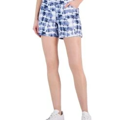 INC International Concepts Women's Curvy Printed Shorts, Created For Macy's