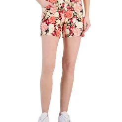 INC International Concepts Women's High Rise Floral-Print Shorts, Created For Macy's