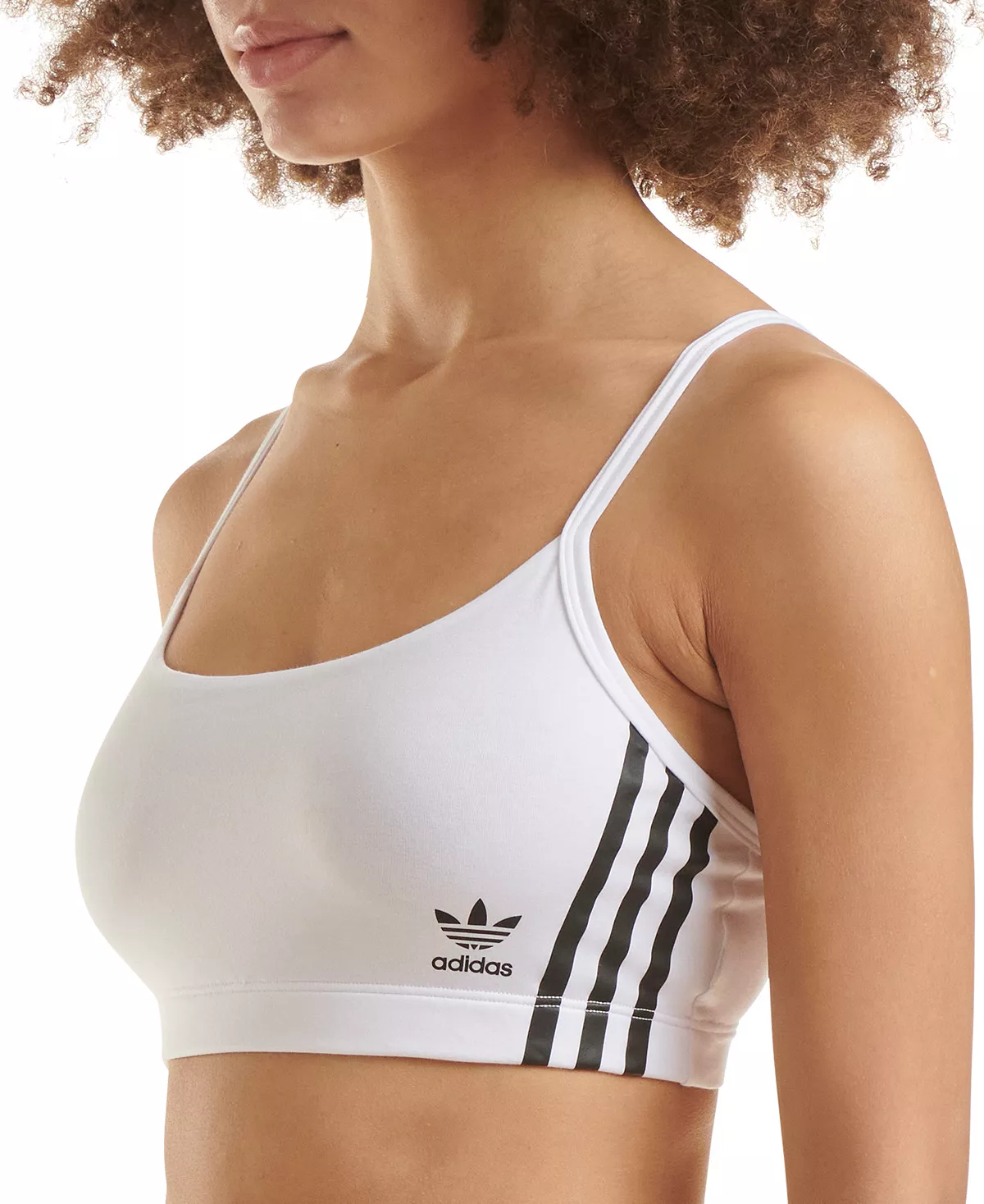 ADIDAS Women's 3-Stripes Scoop Bralette 4A4H00 - Image 6