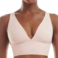 ADIDAS Women's Longline Plunge Light Support Bra 4A7H69