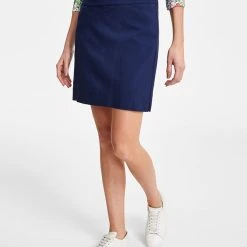 Charter Club Women's Solid Pull-On Skort, Created For Macy's