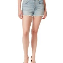 Jessica Simpson Women's Frayed-Hem Jean Shorts