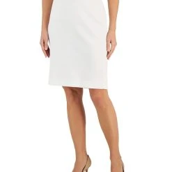 Kasper Women's Pull-On Stretch Pencil Skirt