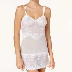 Wacoal Embrace Lace Sheer Chemise Lingerie Nightgown 814191